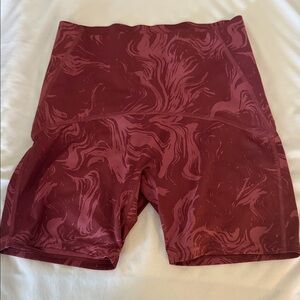 Gymshark Maroon Athletic Shorts